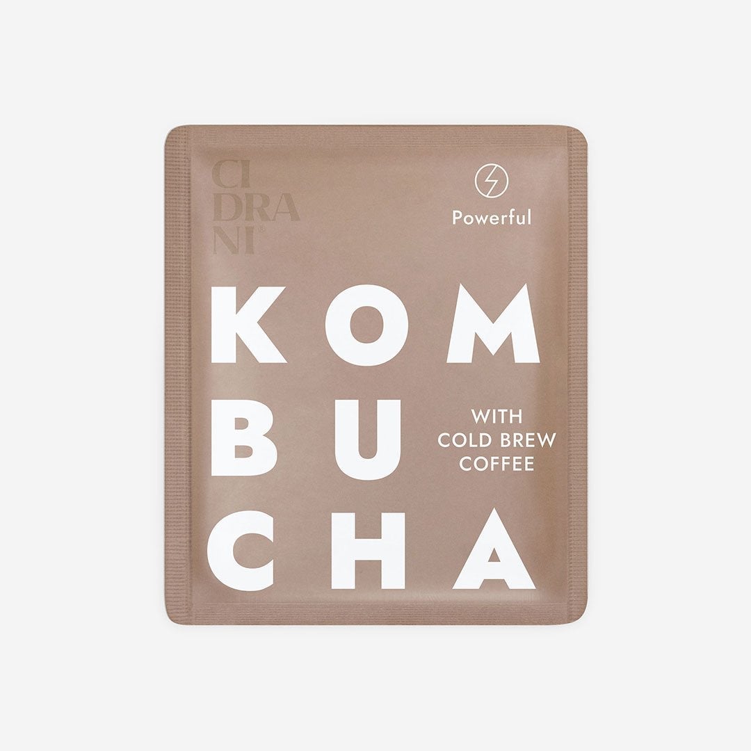 Kombucha Box Powerful with cold brew coffee 30 x 17 ml